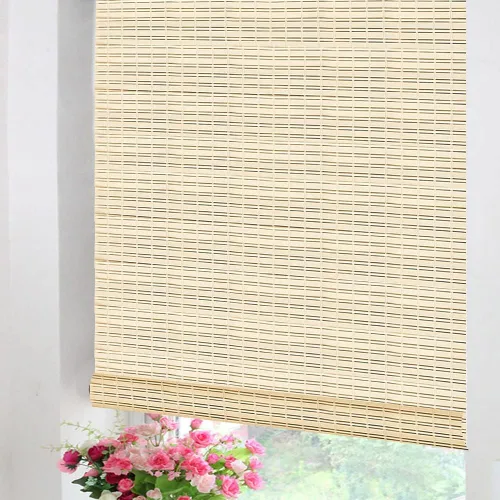 Vista 4 de LETAU Persianas enrollables de madera sin cordón para ventana, sin taladro, sin herramientas, persianas de bambú con filtro de luz para interiores