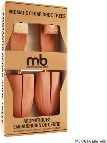 Vista 3 de Moneysworth and Best Men's Shoe Trees with Hook Heel