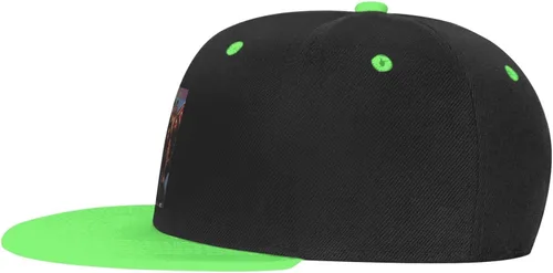 Vista 3 de Morbid Music and Angel - Sombrero de estilo hip hop para adultos, de ala plana, para hombre y mujer