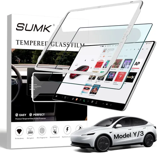 Vista 12 de Screen Protector for Tesla Model Y (2025-2026)/Model 3 (2024-2026)