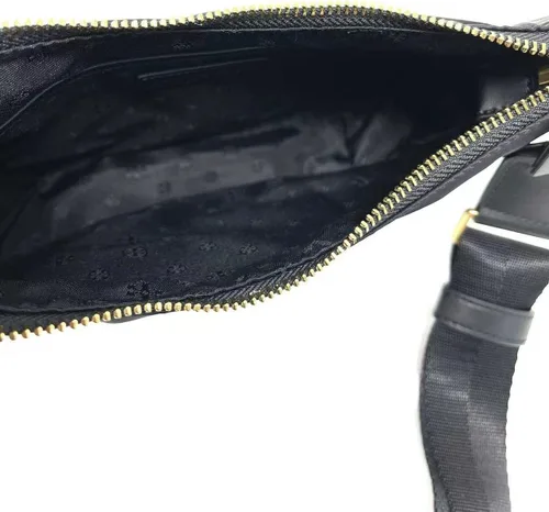 Vista 6 de Tory Burch Mini Hobo de Nylon Web en Negro, Negro