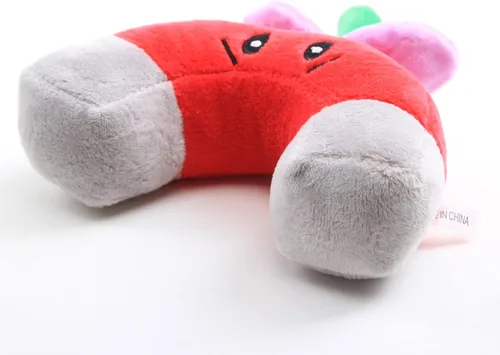 Vista 6 de Juguetes de peluche de plantas, figuras de muñeca de peluche, regalo de cumpleaños para niños (hongo magnético)