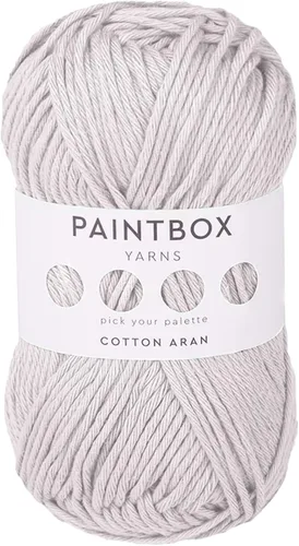 Vista 46 de Paintbox Yarns 100% algodón Aran, 50 g (1.76 oz), 85 m (93 yardas) - Lana blanca en cartón para crochet, tejer - Suave, ligera para suéter, ropa