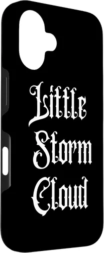 Vista 3 de Funda para iPhone 16 Little Storm Cloud, MIÉRCOLES DARK FAMILY GOTHIC HUMOR