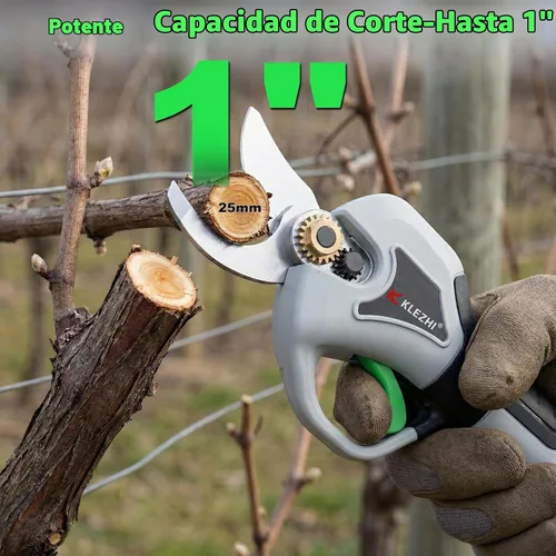 Vista 4 de Electric Pruning Shears 1inch Cutting Diameter, 16.8V Professional Cordless Battery Powered Tree Branch Pruner with 2000mAh Batteries for Branch