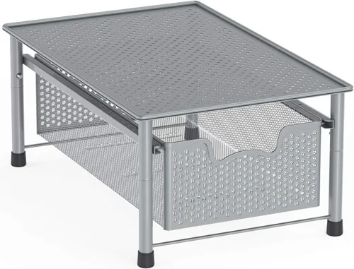 Vista 8 de Simple Houseware - Organizador con cajones de cesta apilables para gabinete, bronce