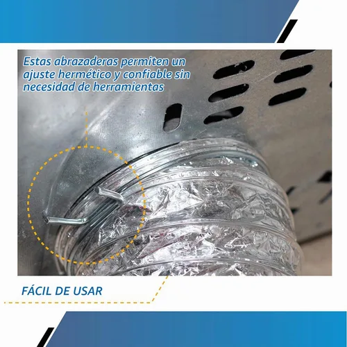 Vista 4 de Raven Abrazadera de tensión de ventilación para secadora – 4 pulgadas de diámetro (2 piezas)