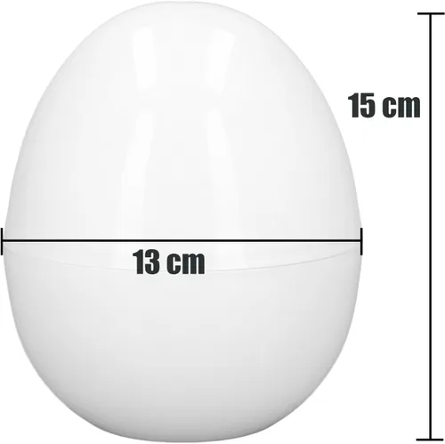 Vista 2 de Olla rápida para huevos para microondas, capacidad para 4 huevos, diseño compacto, material ABS, forma de huevo, herramientas de cocina, función