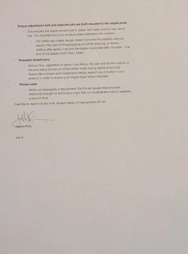 Vista 4 de Kit de grapas de hormigón con epoxi de hormigón PC de 2 partes, parte A, parte B