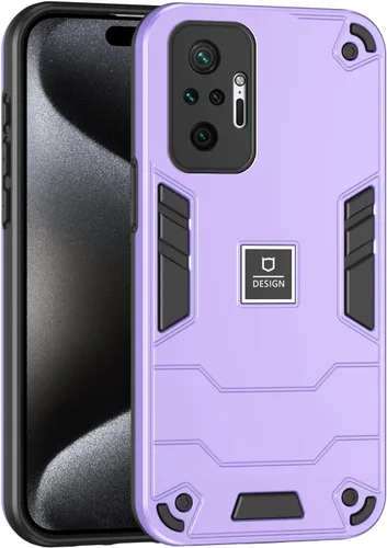 Vista 460 de Funda compatible con Redmi A1, compatible con Redmi A2 2 en 1 [PC dura + TPU], funda de teléfono negra