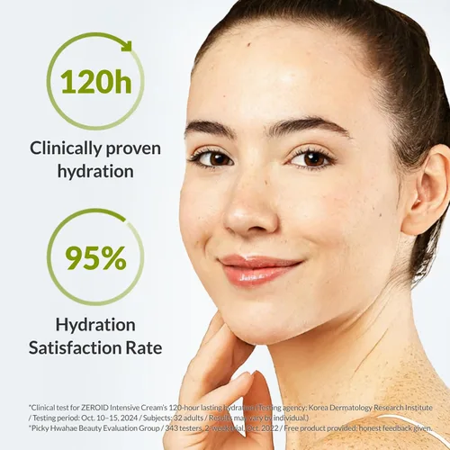 Vista 7 de ZEROID Crema intensiva Hidratante facial para piel seca y desordenada Crema facial para piel sensible Loción facial para reparación