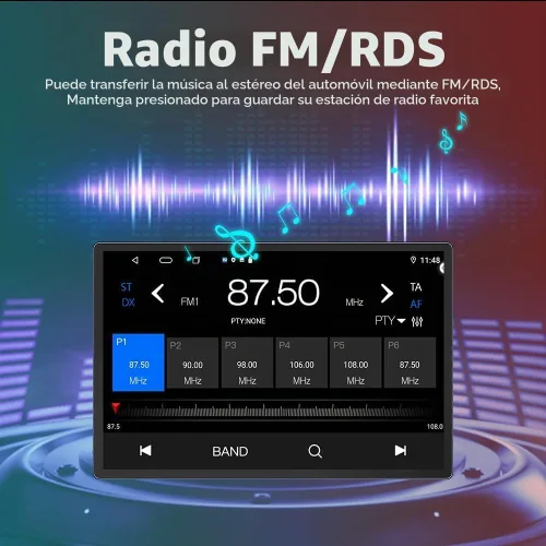 Vista 9 de Para Jeep Compass 2018-2020 Car CarPlay Android Navegación Automática Estéreo GPS Radio Reverse Cámara Pantalla 13.1 "QLED Pantalla Táctil Headunit