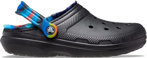 Vista 5 de Crocs Unisex-Adult Classic Tie Dye Lined Clogs Fuzzy Slippers