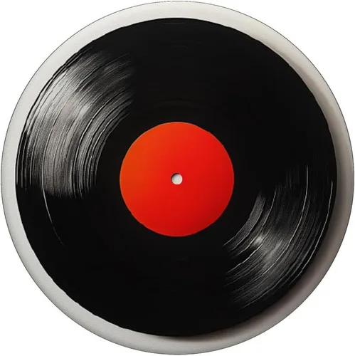 Vista 3 de Red Vinyl Record Player Vinyl Collector Retro Music Lover PopSockets Adhesive PopGrip