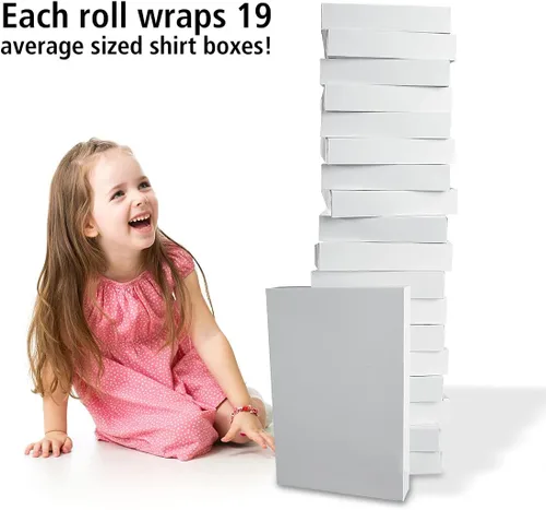 Vista 6 de Birch rollo gigante de papel de regalo – 72 sq ft.