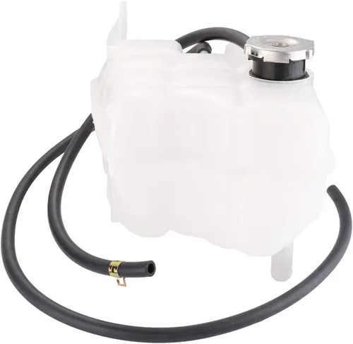 Vista 59 de SCITOO Botella de expansión de desbordamiento de refrigerante del tanque C2C34318 del depósito del radiador del refrigerante para Jaguar Fit for