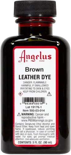 Vista 35 de Angelus Tinte para cuero, 3 onzas, bronceado militar