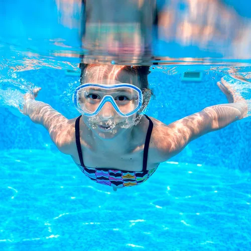 Vista 4 de Kids Swim Goggles with Nose Cover, Snorkel Diving Mask for Boys Girls Ages 5-15, Anti-Fog Clear View Swimming Goggles