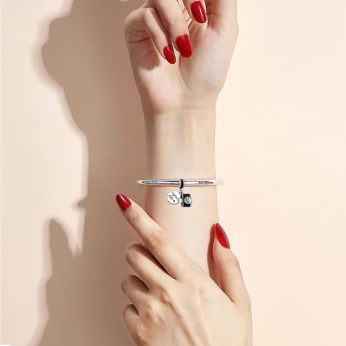 Vista 3 de Abalorio para mujer y niña, compatible con pulseras Pandora