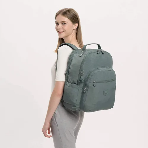 Vista 4 de Kipling Seoul - Mochila para mujer., Sábila), KI3864