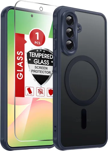 Vista 224 de LeYi Funda para teléfono Samsung-S23: protector de pantalla e imán MagSafe Púrpura