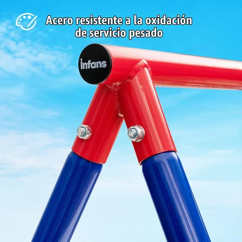 Vista 7 de INFANS Swing Stand, 550 lbs Heavy Duty Metal Swing Frame, Extra Large A-Frame Swing Stand for Kids and Adult Indoor Outdoor Activity Backyard