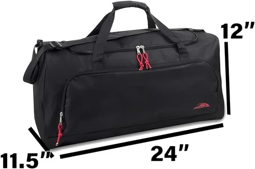 Vista 4 de Bolsas de lona ligeras para hombres y mujeres para viajar, el gimnasio y como bolsa de equipo deportivoorganizador