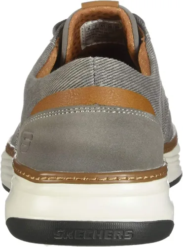 Vista 3 de Skechers de lona Moreno Oxford para hombre
