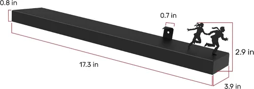 Vista 3 de Artori - Estante flotante de papel higiénico – Decoraciones de pared de baño, soporte de papel higiénico de pared inclinado, organizador