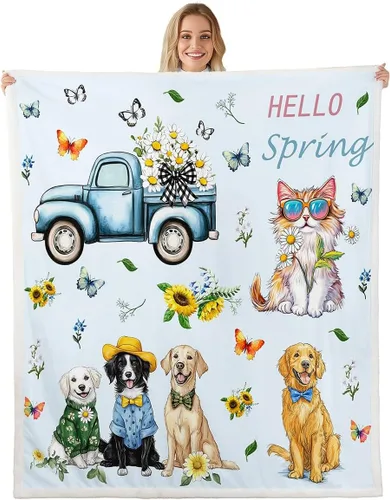 Vista 32 de Manta de franela champán para todas las estaciones, romántica manta de cama de vino tinto para decoración del hogar kawaii, manta de feliz día