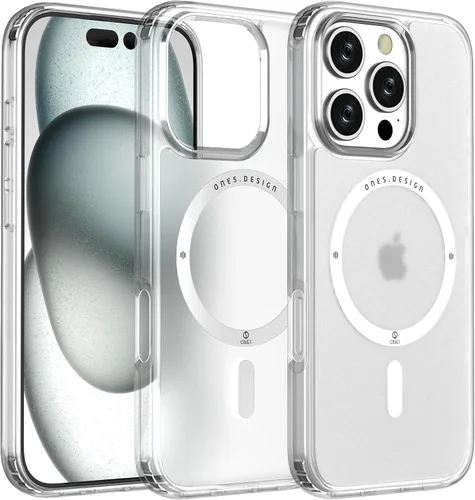 Vista 65 de ONES Funda delgada transparente para iPhone 8 Plus/7 Plus, PC + TPU híbrido, protección contra caídas de grado militar [antiamarillamiento], funda