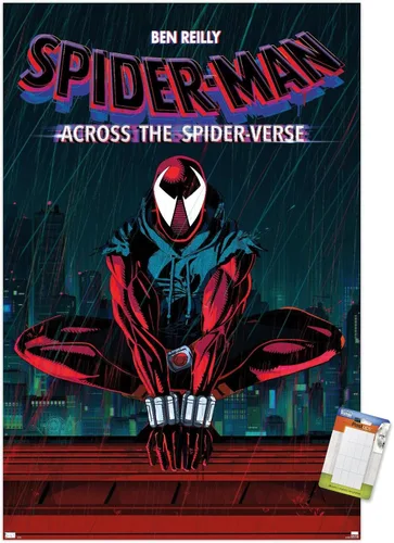 Vista 9 de Trends International Marvel Spider-Man: Across The Spider-Verse - Póster de pared de una hoja de Ben Reilly, 34 pulgadas de largo x 22.4 W, versión