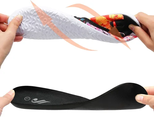 Vista 5 de JIASUQI Zapatos de agua atléticos para senderismo, playa, descalzos, natación, deportes, caminar, para mujeres y hombres