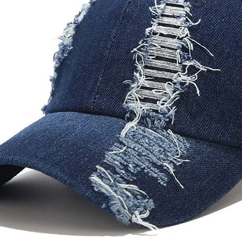 Vista 5 de XYIYI Gorra de béisbol vintage desgastada de algodón ajustable para mujeres y hombres