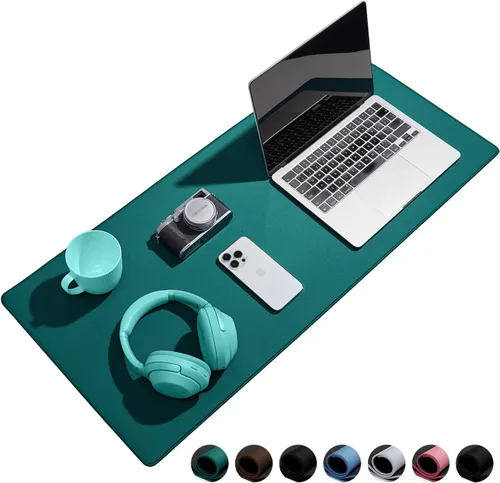 Vista 9 de Reniteco Alfombrilla de mouse grande para juegos con bordes cosidos duraderos, base de goma antideslizante, alfombrilla de mouse para teclado