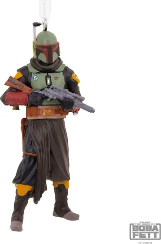 Vista 6 de Hallmark 0003HCM0671 Star Wars: El libro de Boba Fett adorno de Navidad, multicolor