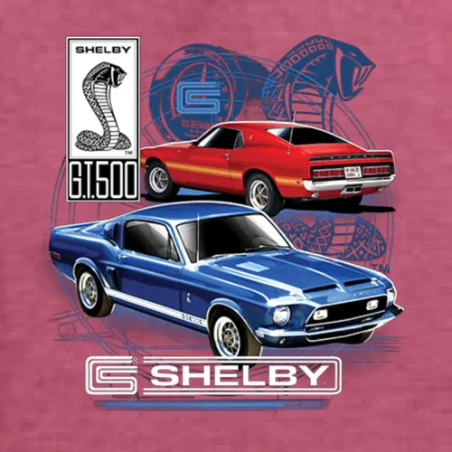 Vista 2 de Wild Bobby Shelby GT 500 Cobra Ford Motors - Regalo oficial para hombres, automóviles y camiones, sudadera unisex con cuello redondo