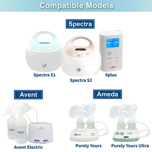 Vista 2 de Nenesupply Tubería compatible con Spectra S2 Spectra S1 Spectra 9 Plus Reemplazar Spectra Tubing Ameda Tubing Avent Tubing Reemplazar las piezas