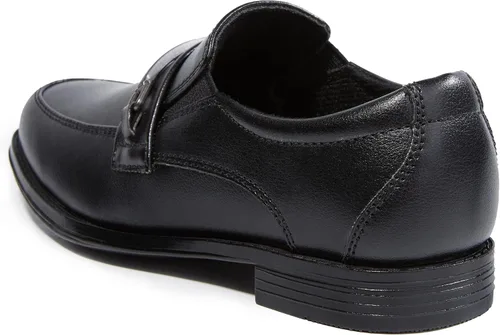 Vista 5 de HOMEHOT Zapatos de vestir para niños Oxford sin cordones (niños pequeñosniños grandes)