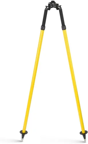 Vista 13 de Trípode Bípode de Liberación con Pulgar para Topografía, Trípode Bípode de Aluminio para Postes Prismáticos o Postes GPS de Estación Total GPS GNSS