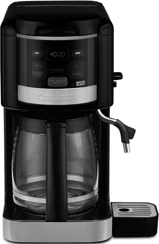 Vista 2 de Cuisinart - Cafetera programable de 12 tazas CHW-16 y sistema de agua caliente, color negro nuevo