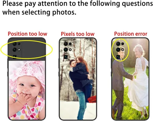 Vista 7 de Styletify Funda de teléfono personalizada para Huawei P40 Pro Plus, collages de múltiples imágenes, funda protectora a prueba de arañazos y caídas