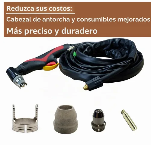 Vista 7 de LOTOS LTP5000D Cortador de plasma, actualización 2024 de 5/8" 16 mm corte limpio 3/4" 20 mm corte de separación 50A sin arco piloto plasma metal