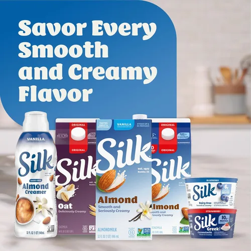 Vista 9 de Silk Pure Almond Original, 32 oz cajas de aséptica (paquete de 6)