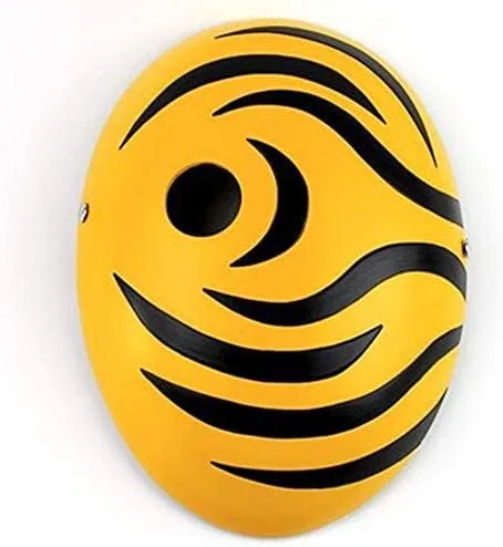 Vista 2 de Disfraz de cosplay de Obito con capa de Uchiha con máscara de Obito para Halloween