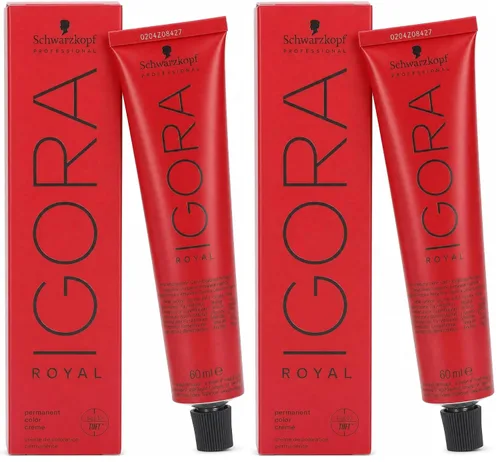 Vista 7 de Schwarzkopf Professional Igora Royal Nude Tones Color Creme - 8-46 - Rubio Claro Beige Chocolate