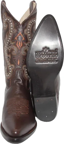Vista 3 de The Westerns Shops - Botas vaqueras occidentales de piel auténtica para hombre