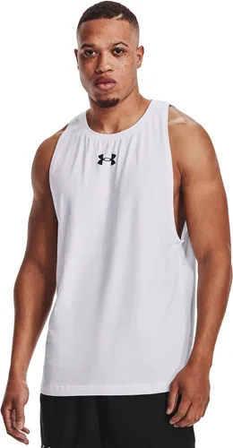 Vista 2 de Under Armour Camiseta de Algodón sin Mangas de la Línea Baseline para Hombre