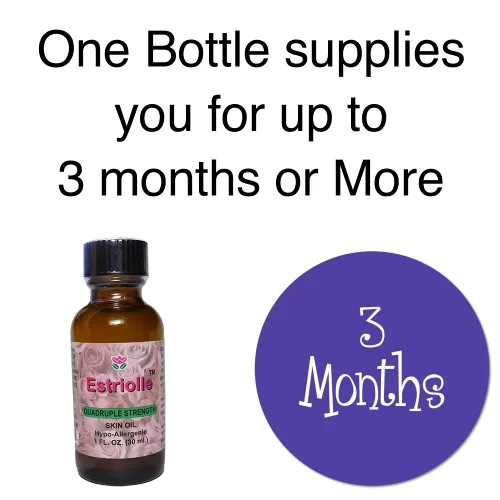 Vista 3 de WOMEN'S THERAPEUTIC INSTITUTE Aceite corporal de estrógeno, más limpio que la crema de estrógeno, bioidéntico natural súper puro, hasta 3 meses