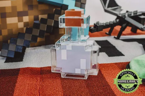 Vista 4 de Minecraft Botella de Poción Lámpara de Escritorio LED que Cambia de Color Luz Nocturna de 7 Pulgadas